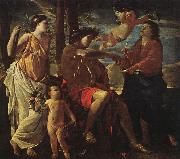 Nicolas Poussin The Inspiration of the Poet oil painting